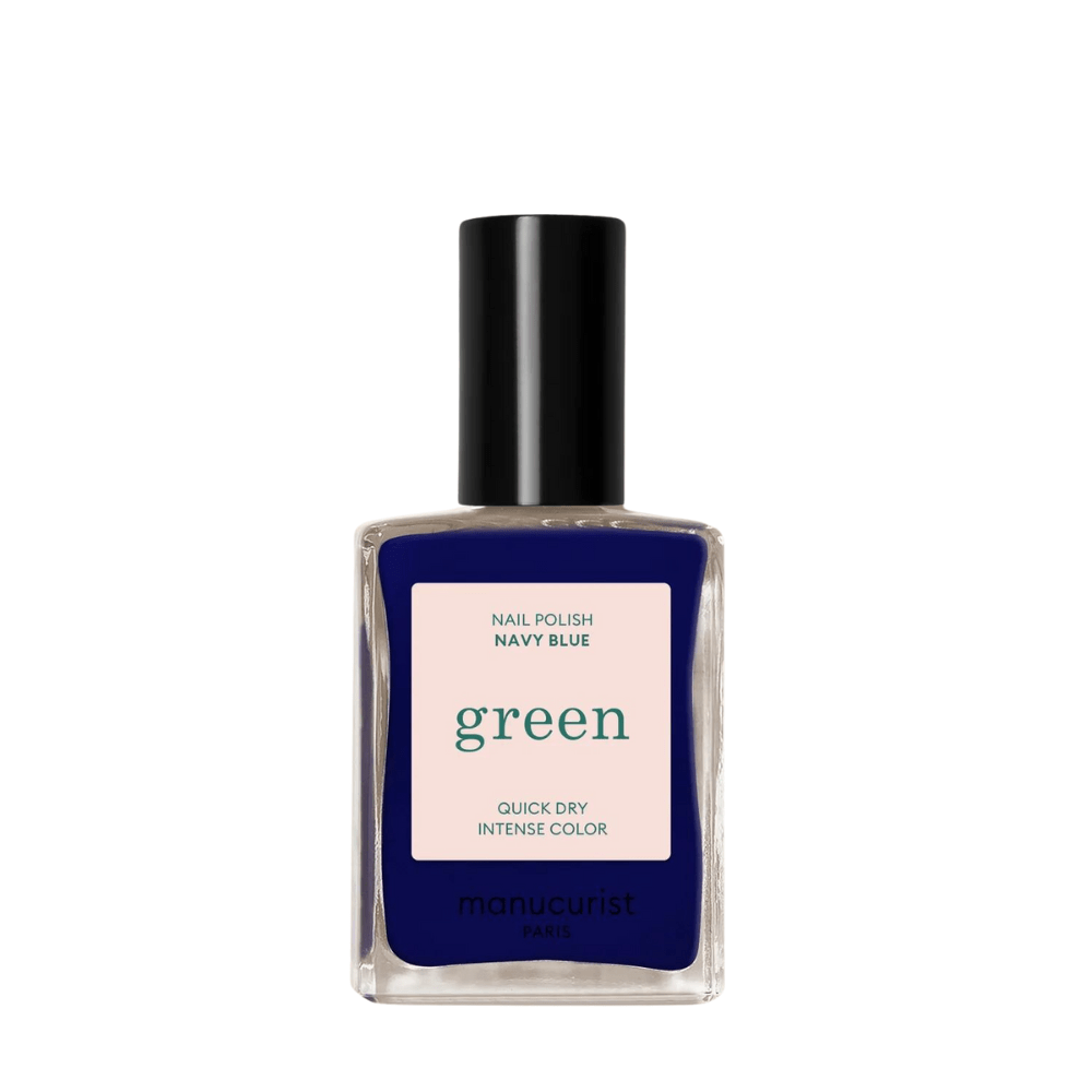 Green Nail Polish Navy Blue