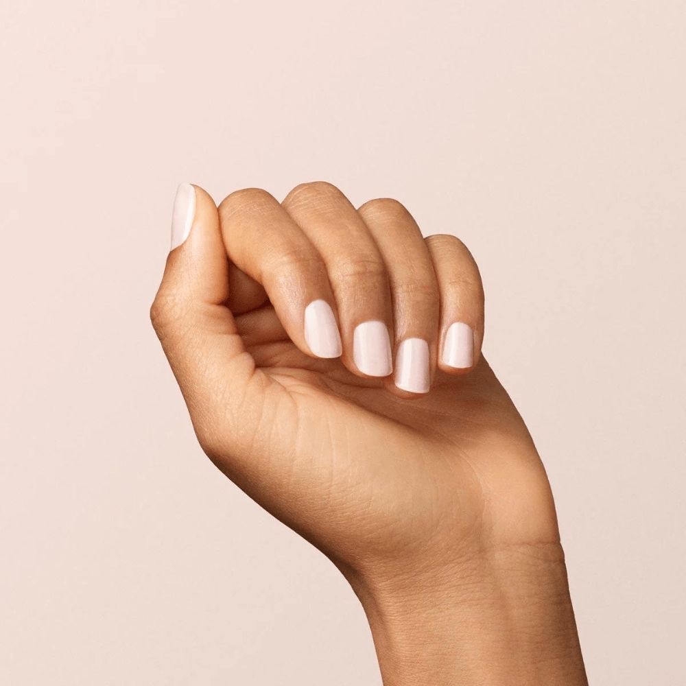 Green Flash Nail Polish Milky White