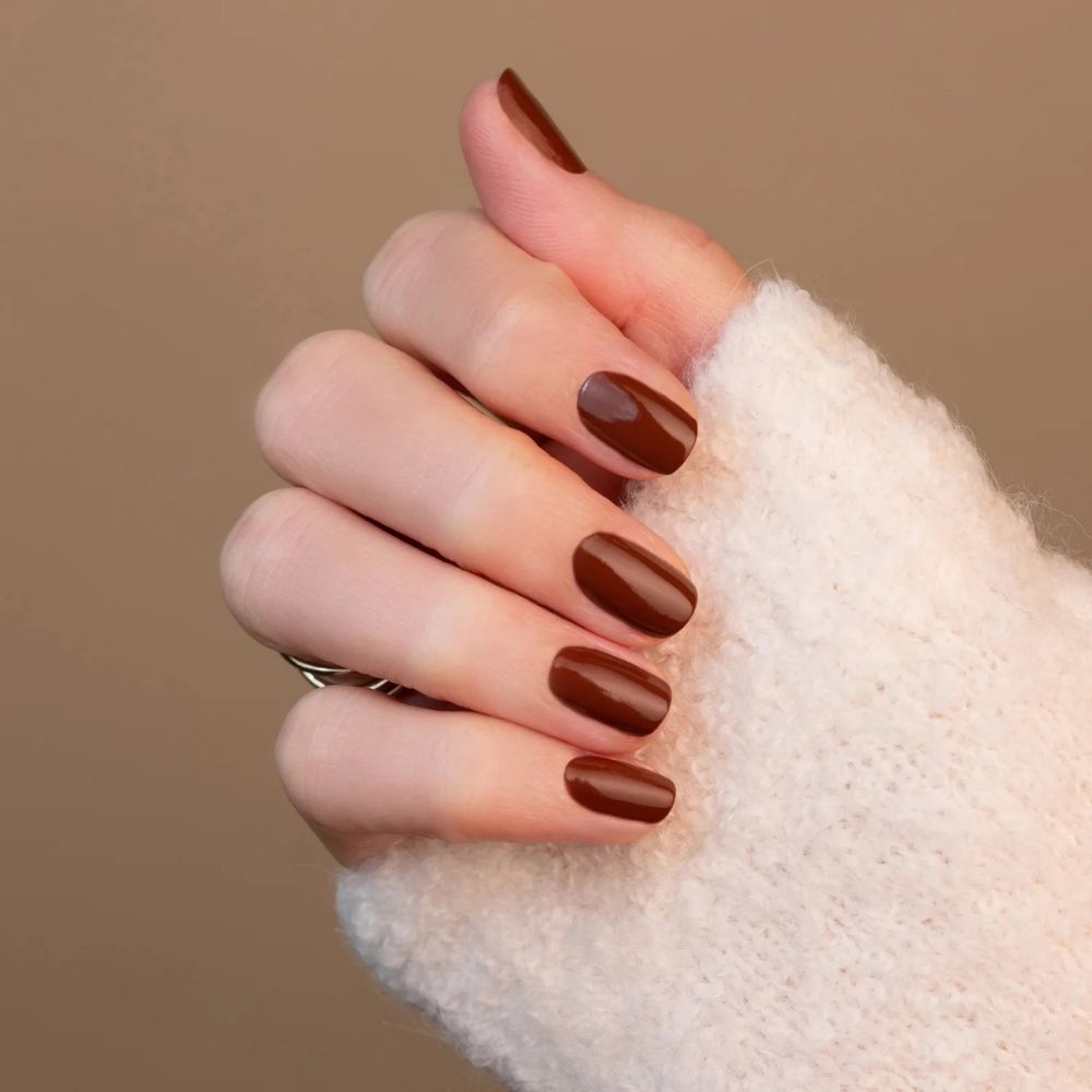 Green Nail Polish Chestnut Green Nail Polish Chestnut