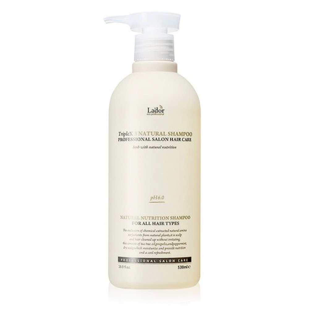TripleX3 Natural Shampoo Professional Salon Hair Care 530ml
