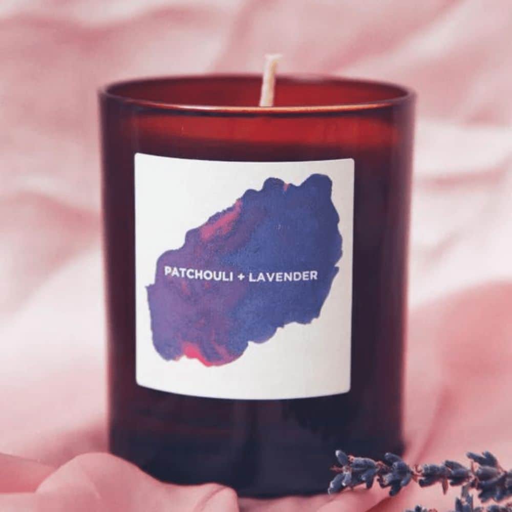 Patchouli-Lavender-min EARTHY Patchouli + Lavender Candle