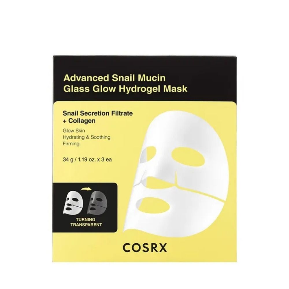 Advanced Snail Mucin Glass Glow Hydrogel Mask - 1 pc. Advanced Snail Mucin Glass Glow Hydrogel Mask - 1 pc.