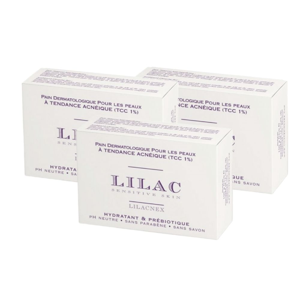 LILACNEX Anti-Acne Soap 3er Pack 