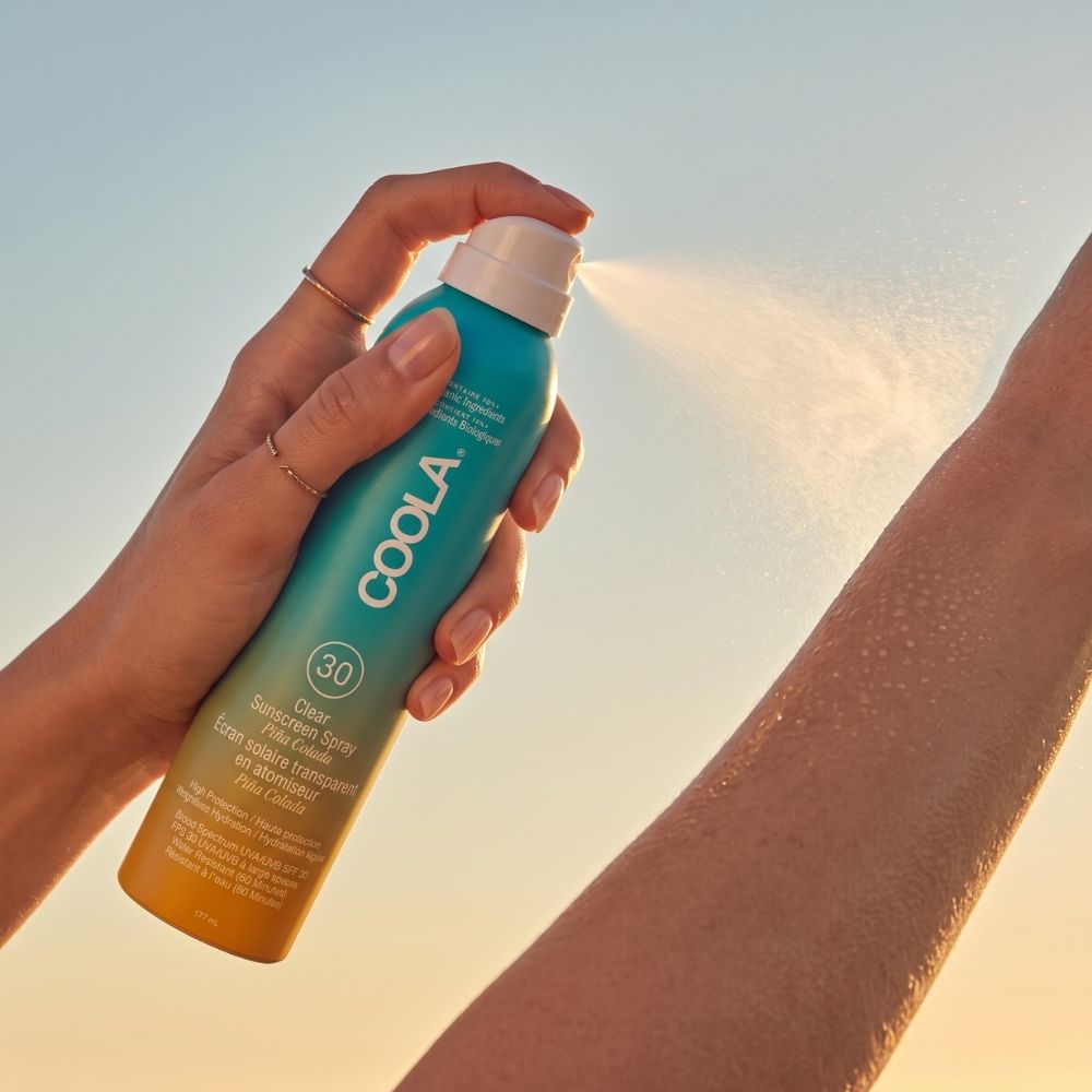 Clear Sunscreen Spray Pina Colada SPF 30 Clear Sunscreen Spray Pina Colada SPF 30