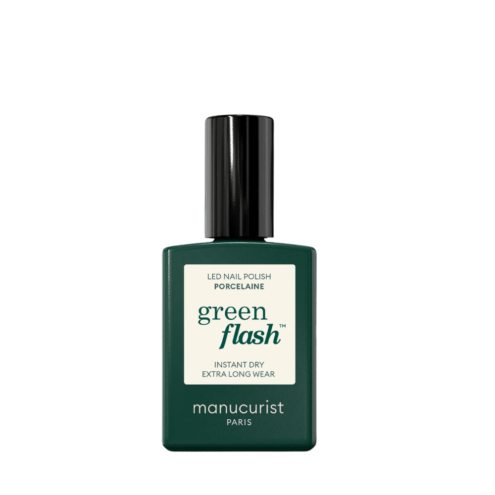 Green Flash Nail Polish Shell Beige 