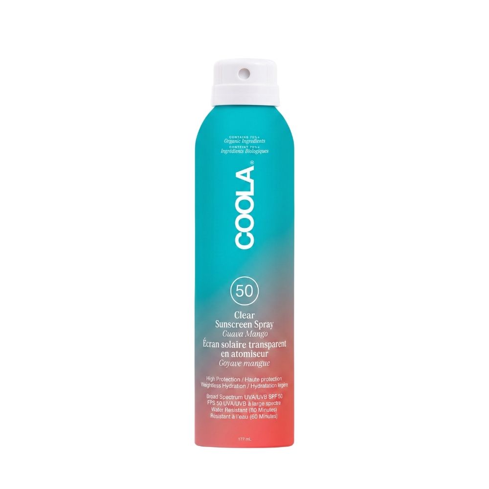 Clear Sunscreen Spray Guava Mango SPF50