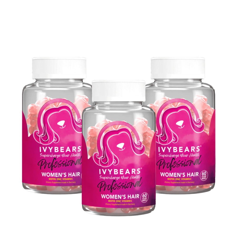 IVYBEARS® Women's Hair Vitamins Professional – Die 3-Monats-Intensivkur für Traumhaar IVYBEARS® Women's Hair Vitamins Professional – Die 3-Monats-Intensivkur für Traumhaar