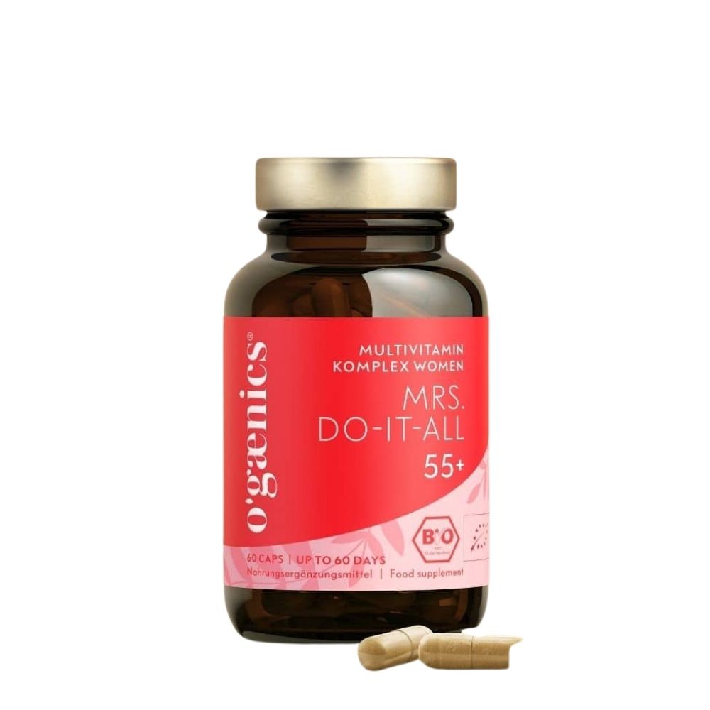 Mrs Do-it-all 55+ organic multivitamin