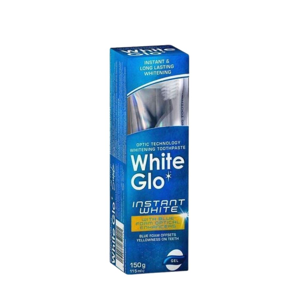 White Glo Instant White Toothpaste + Toothbrush