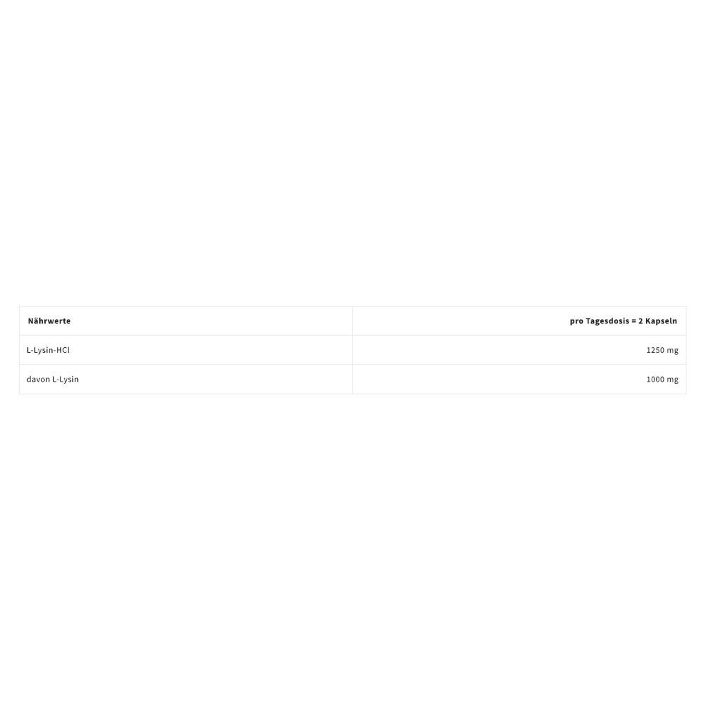 L-lysine capsules L-lysine capsules