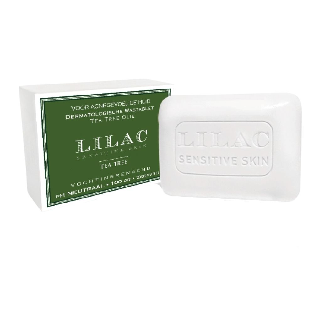Lilac-teatree-seife Acne Prone Skin Dermatological Cleansing Bar Tea Tree Oil