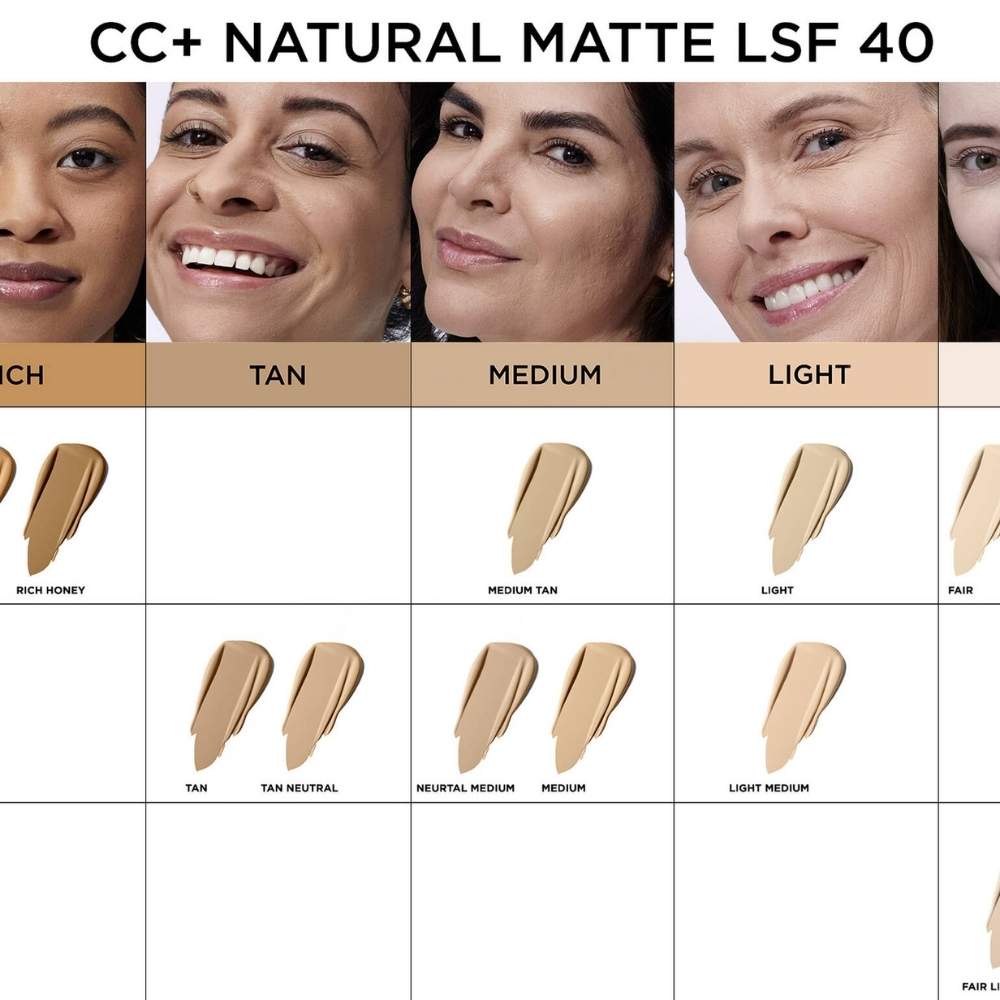 Your Skin But Better CC+ Cream Natural Matte Foundation SPF40 - Natural Medium