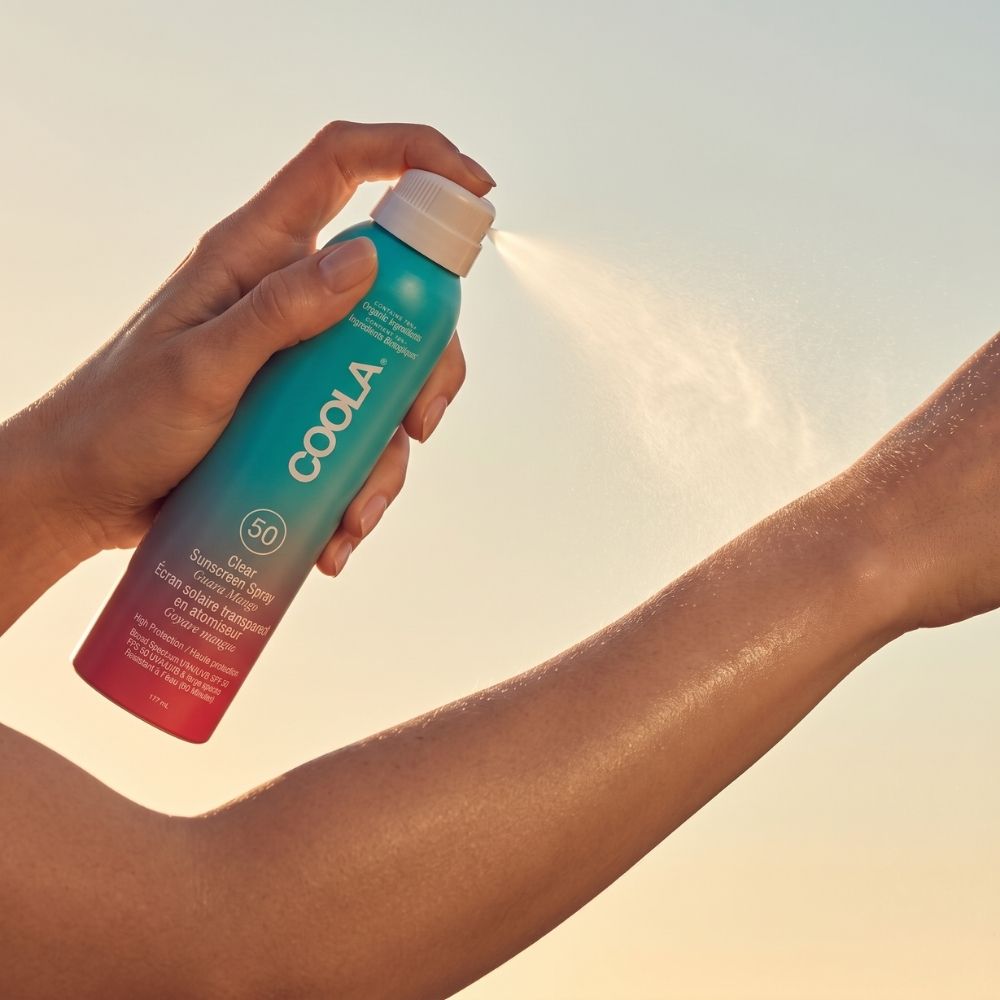 Clear Sunscreen Spray Guava Mango SPF50 Clear Sunscreen Spray Guava Mango SPF50