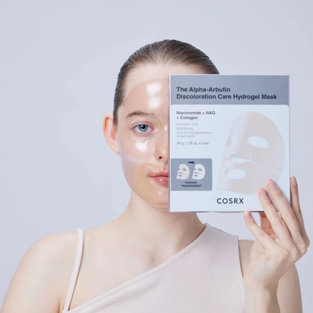 The Alpha Arbutin Discoloration Hydrogel Mask