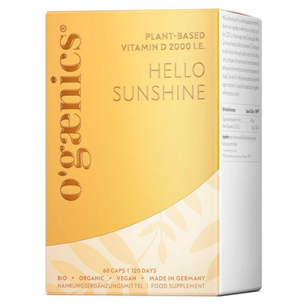 Hello Sunshine Plant-based Vitamin D 120 Days 