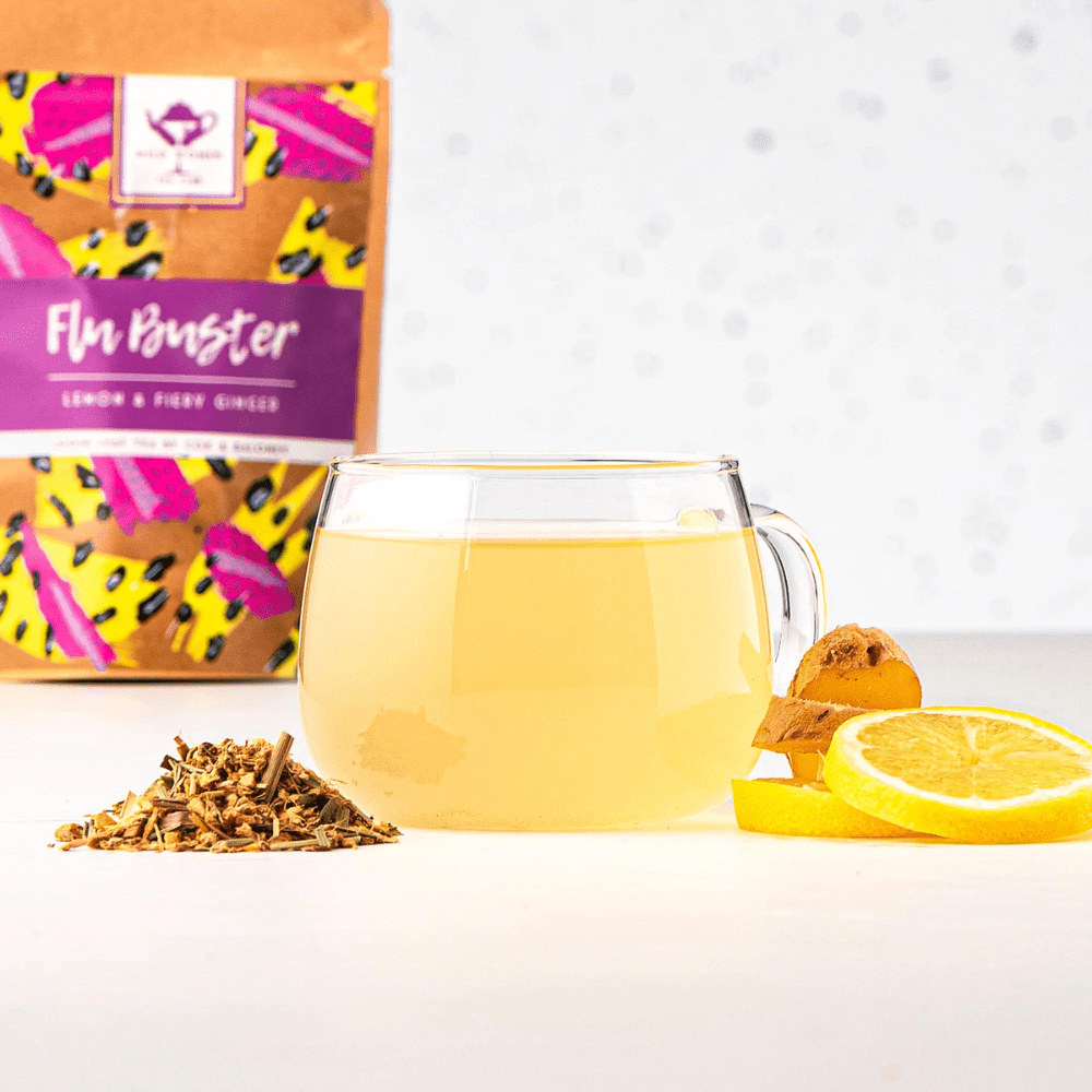 Flu Buster Tee Zitrone & feuriger Ingwer