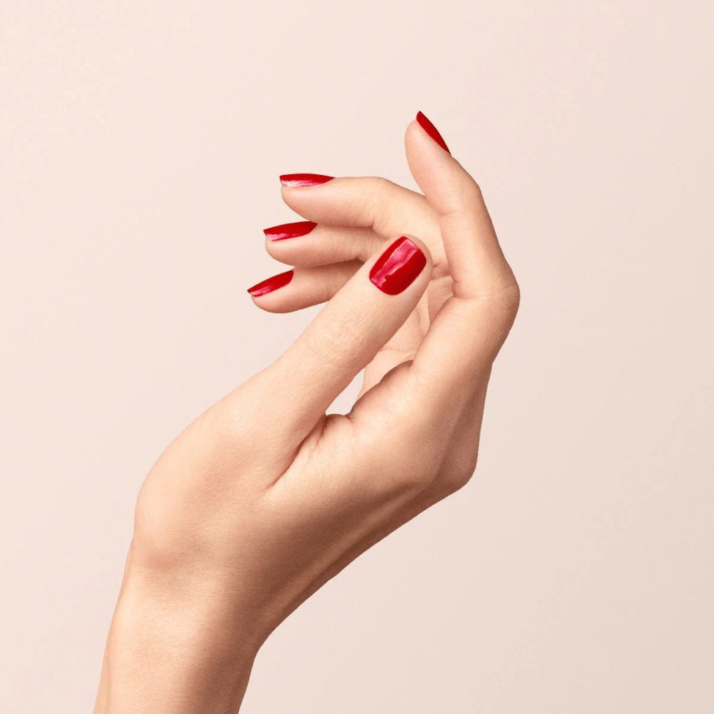 Green Nail Polish Red Cherry 