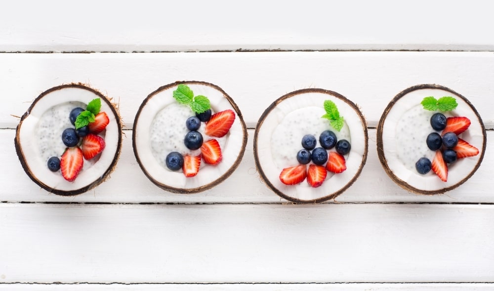 Chia Pudding mit Kokosmilch