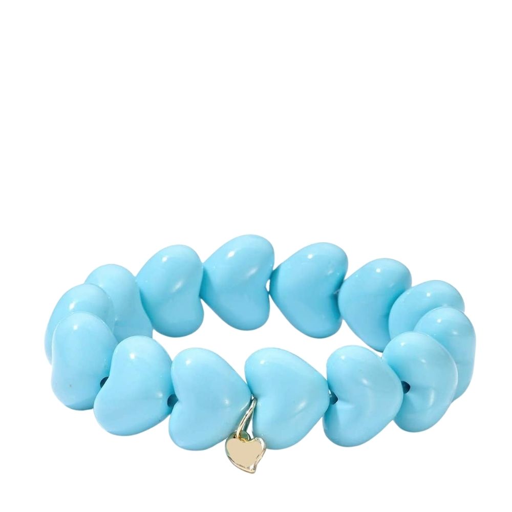 Herz-Armband - Türkis