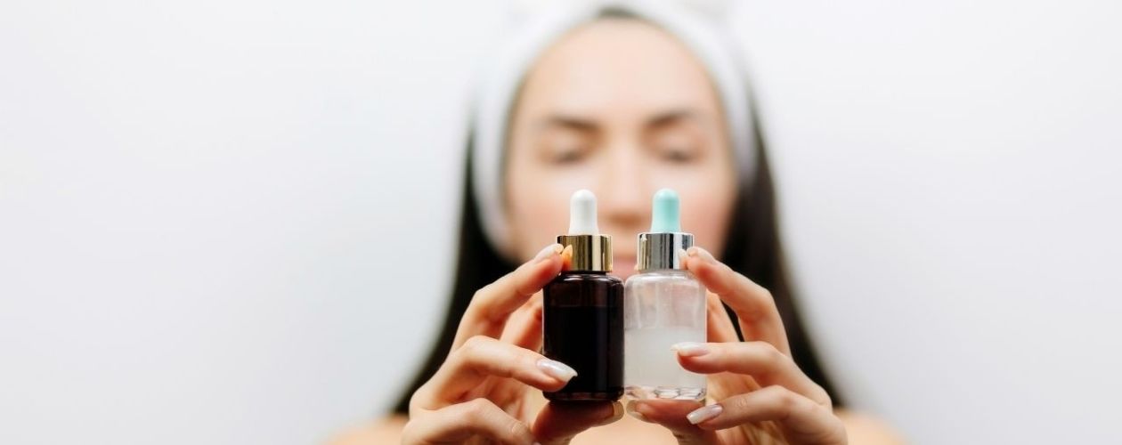 Skin care with acids