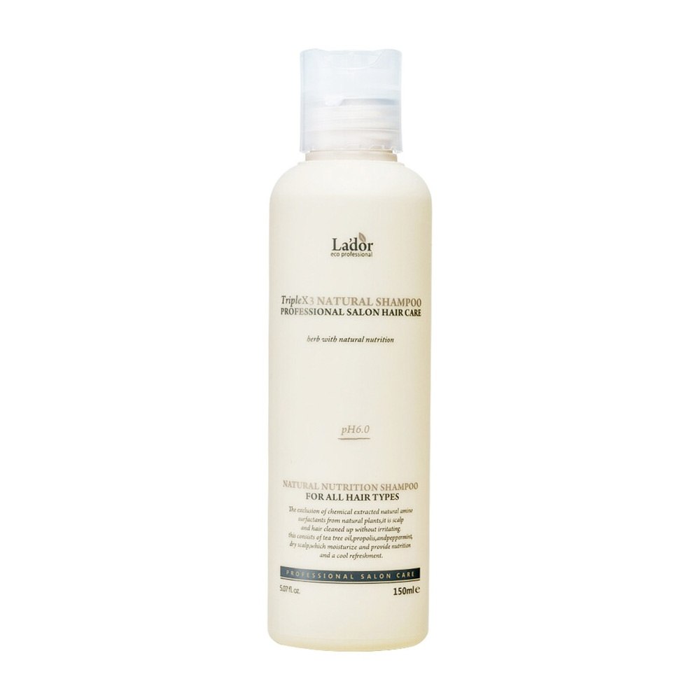 TripleX3 Natural Shampoo Professional Salon Hair Care 150ml