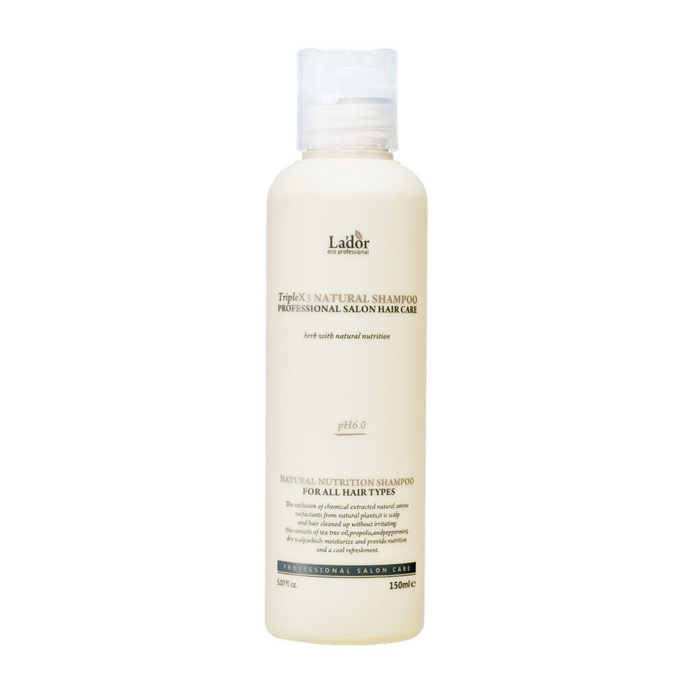 Lador-TripleX3-Natural-Shampoo-Professional-Salon-Hair-Care-150ml TripleX3 Natural Shampoo Professional Salon Hair Care 150ml