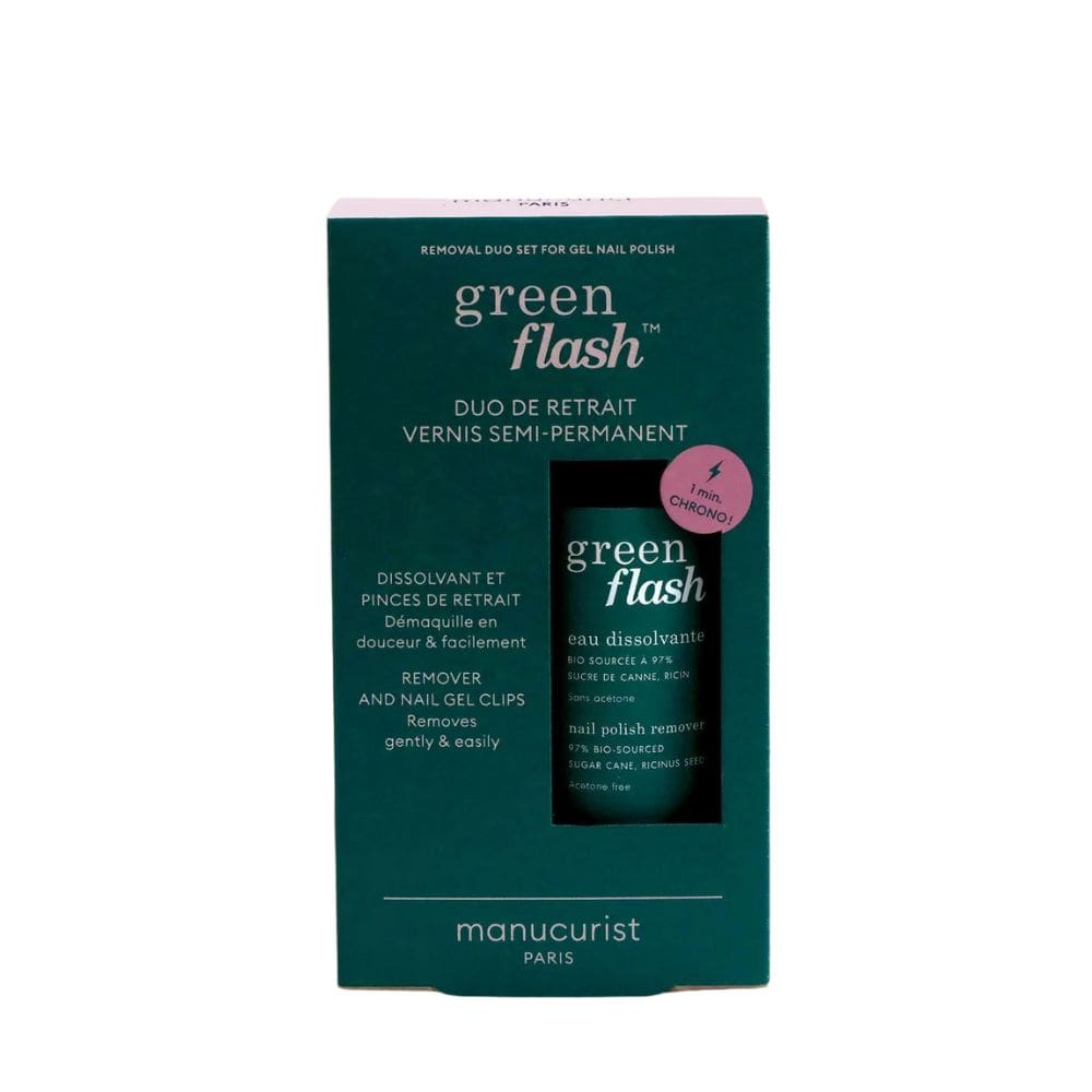 Green Flash Nail Polish Remover & Removal Clips Duo Green Flash Nail Polish Remover & Removal Clips Duo