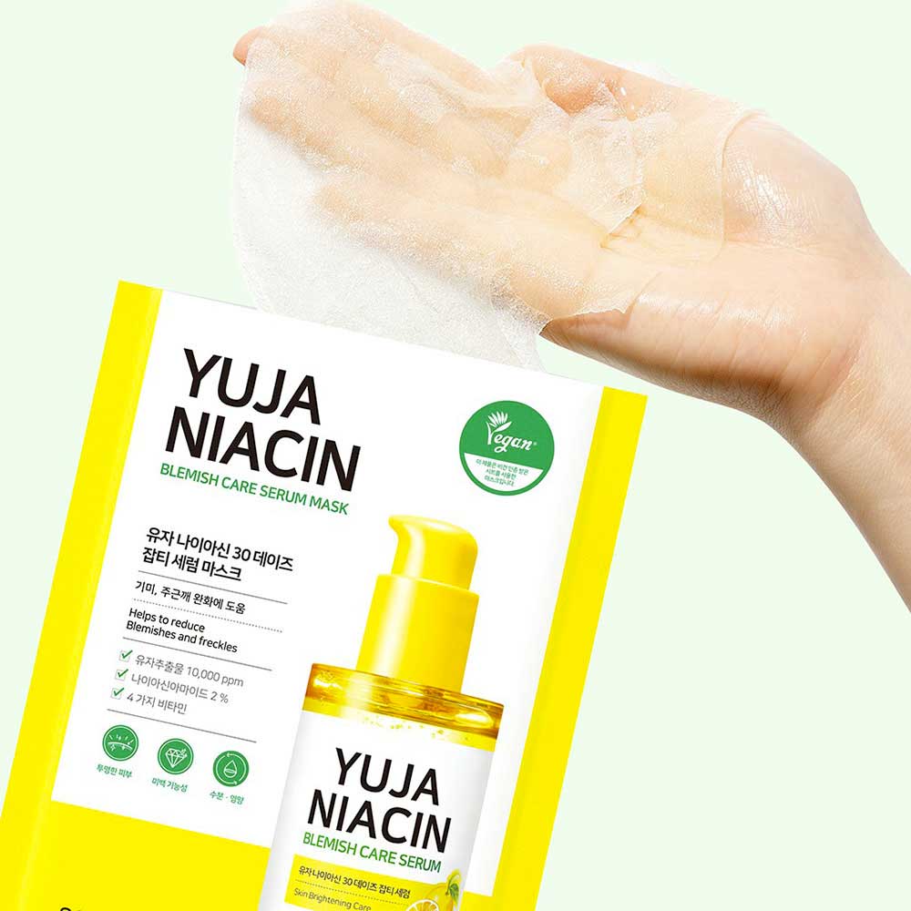 Yuji Niacin Brightening 30 Days Blemish Care Serum Mask