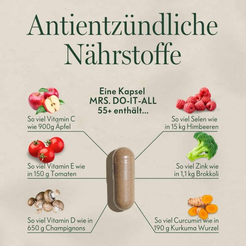 Mrs Do-it-all 55+ organic multivitamin