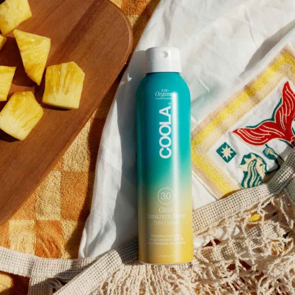 Clear Sunscreen Spray Pina Colada SPF 30 Clear Sunscreen Spray Pina Colada SPF 30