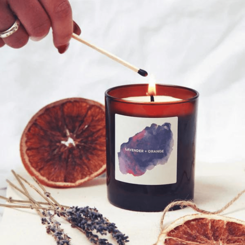 CALM Lavender + Orange Candle 