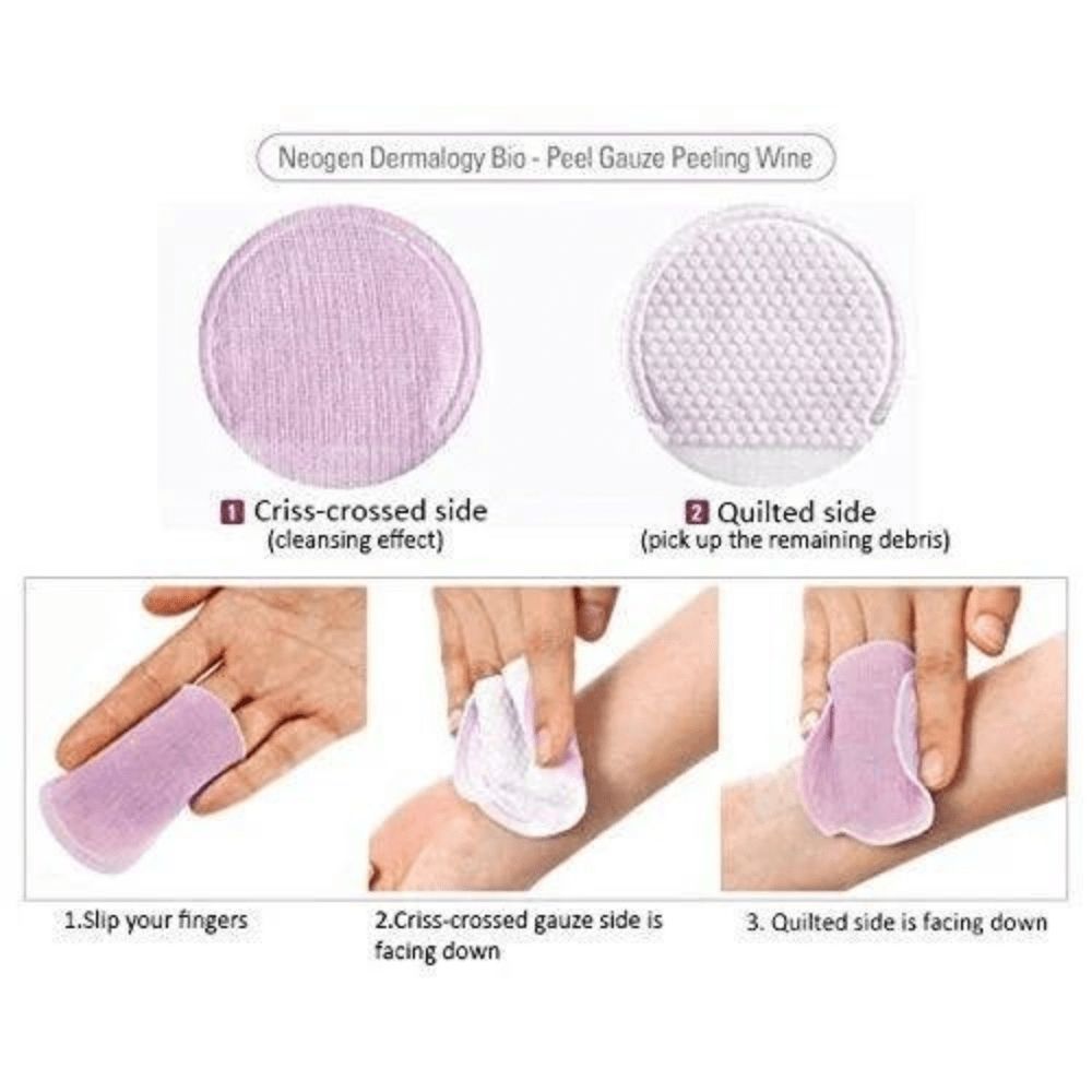Free gift Organic Peel Gauze Peeling Wine Pads Free gift Organic Peel Gauze Peeling Wine Pads