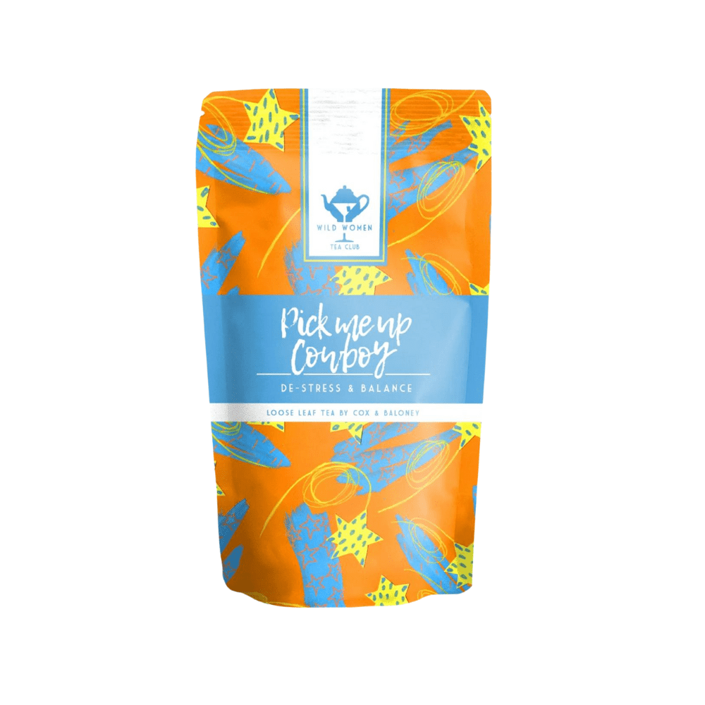 Pick me up Cowboy Tee De Stress & Balance Wild Woman Tea Club