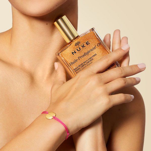 Huile Prodigieuse Or Multi-Purpose Dry Oil with free Bracelet 