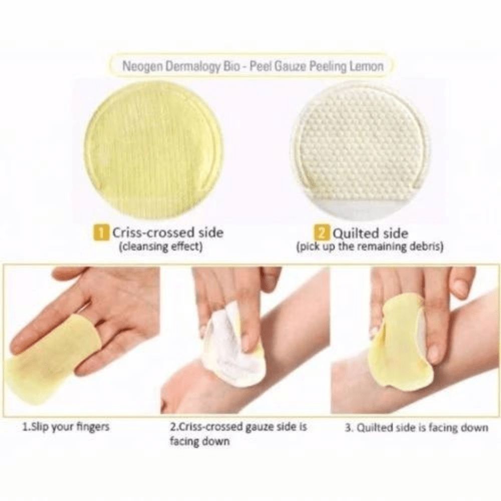 Organic Peel Gauze Peeling Lemon Pads Organic Peel Gauze Peeling Lemon Pads