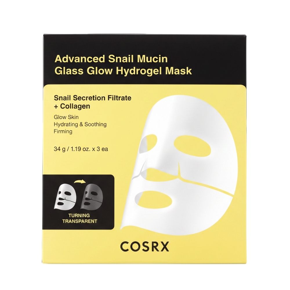 Advanced Snail Mucin Glass Glow Hydrogel Mask - 3 Stk.