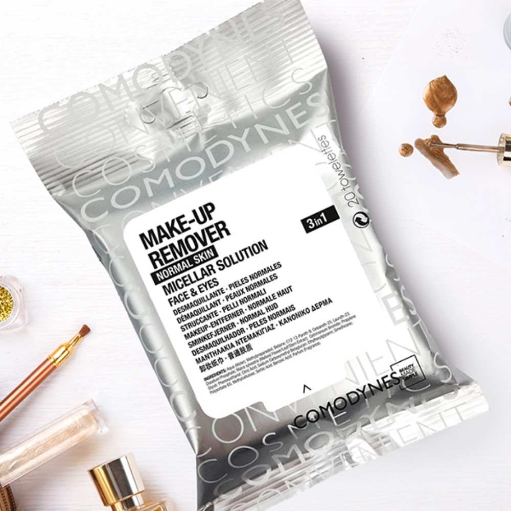 Make-Up Remover Wipes Micellar Solution für normale Haut 