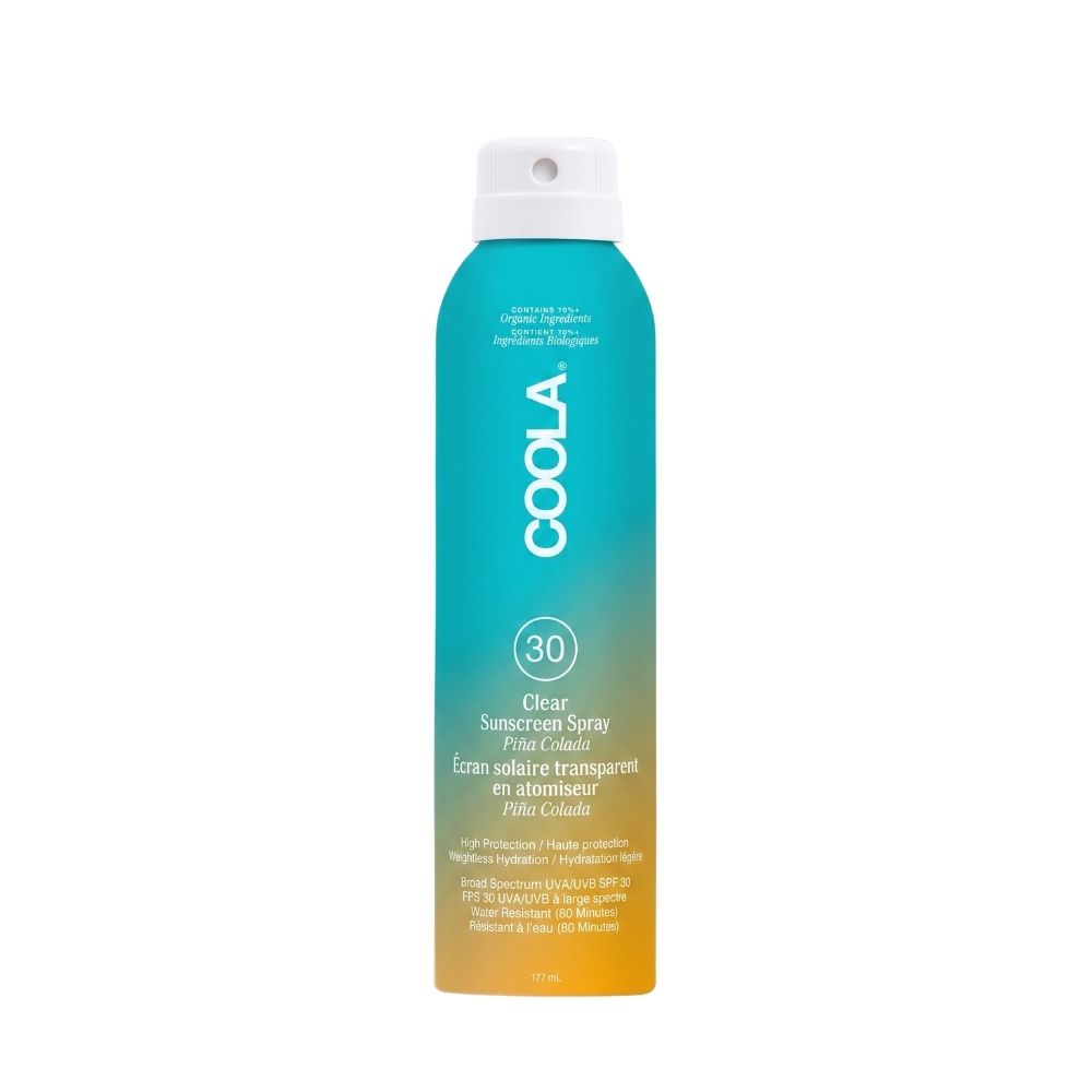 Clear Sunscreen Spray Pina Colada SPF 30 Clear Sunscreen Spray Pina Colada SPF 30