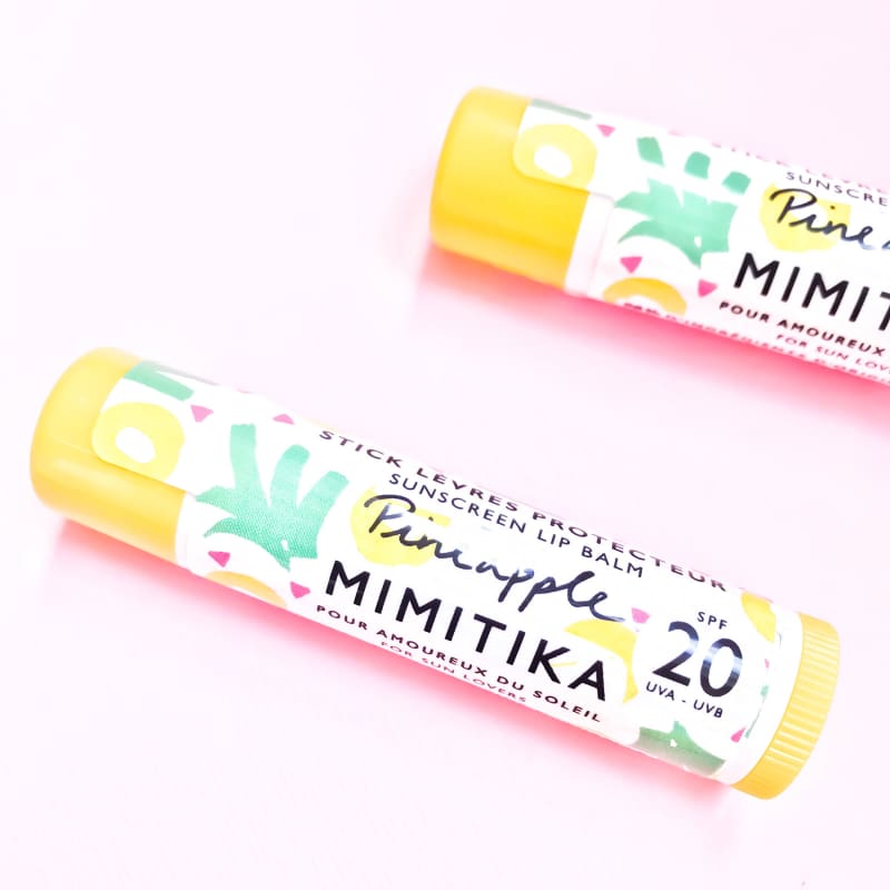Sunscreen Lip Balm Pineapple SPF 20 | MIMITIKA 