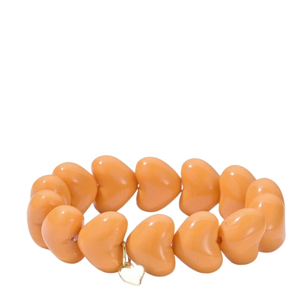Herz-Armband - Orange