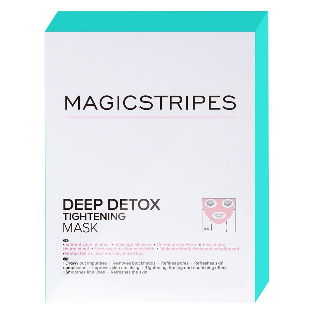 Deep Detox Tightening Mask - 3 Masken | Magicstripes | Look Beautiful Products