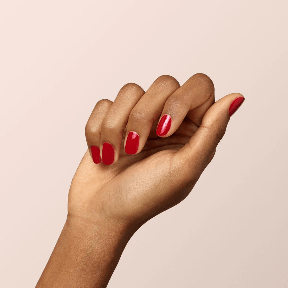 Green Nail Polish Red Cherry 