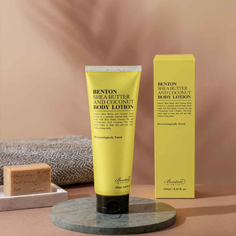 Shea Butter and Coconut Body Lotion Benton