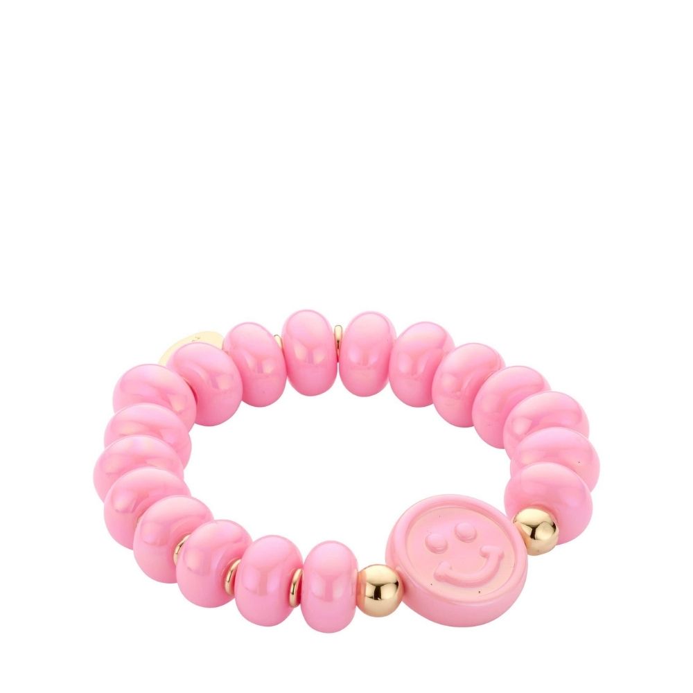Smiley-Armband – Rosa Smiley-Armband – Rosa