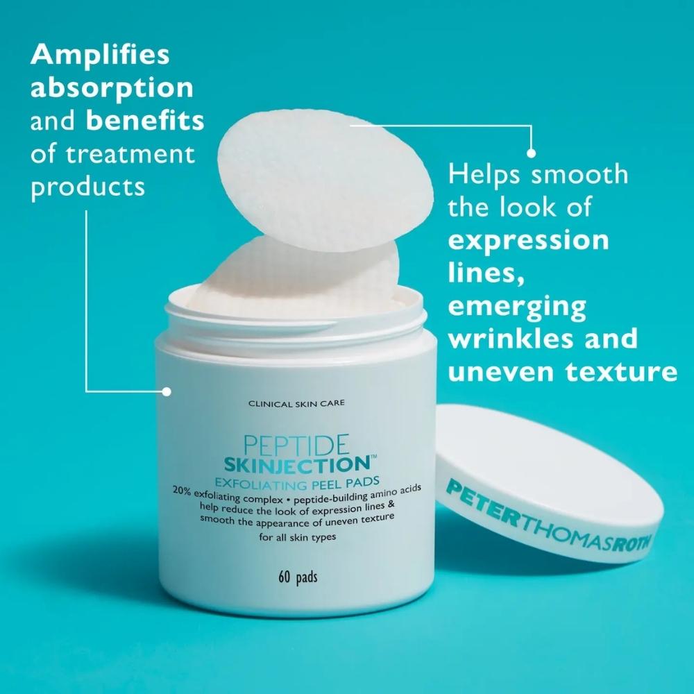 Peptide Skinjection Exfoliating Peel Pads