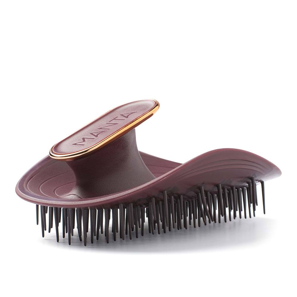 Manta Burgundy | Manta Hair Brush 