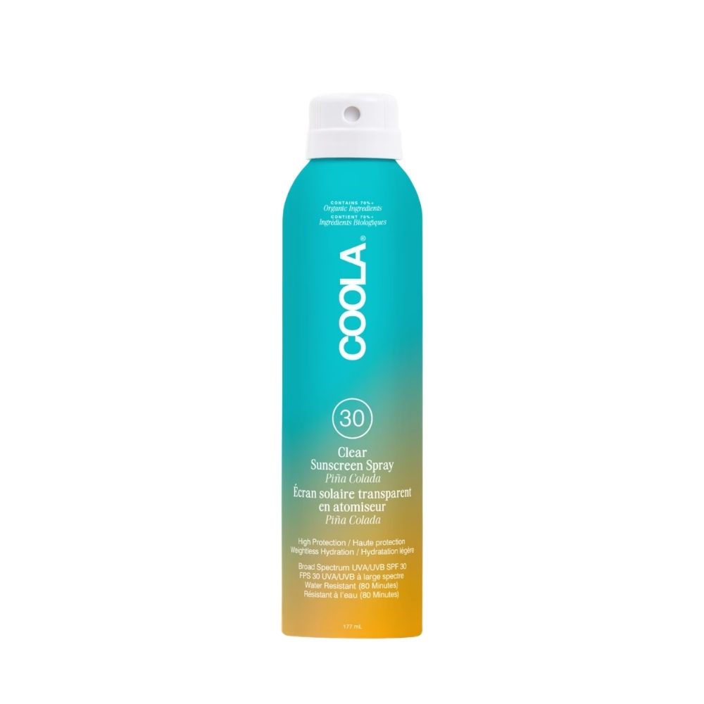 Clear Sunscreen Spray Pina Colada SPF 30 Clear Sunscreen Spray Pina Colada SPF 30