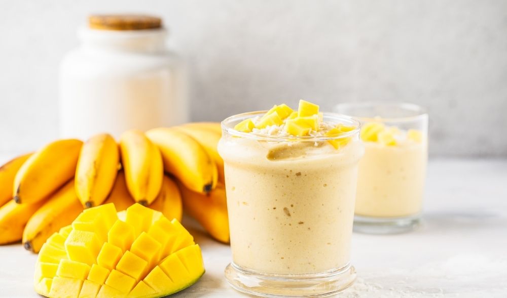 Mango Bananen Smoothie selber machen