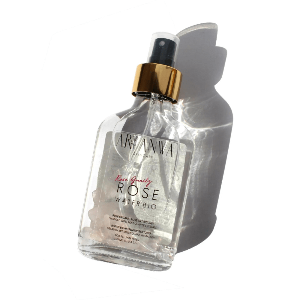 Rose quartz rose water spray Rose quartz rose water spray