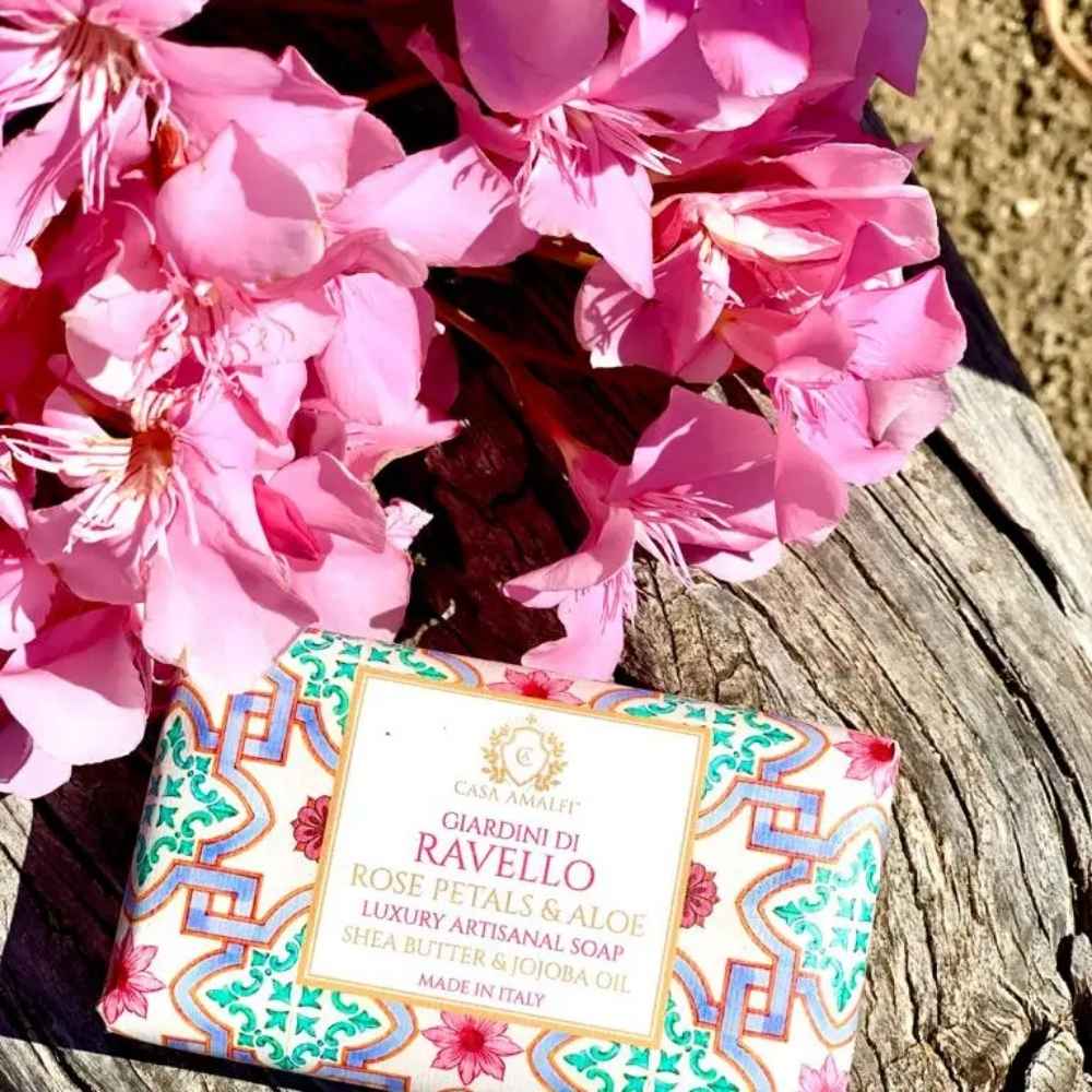 Giardini Di Ravello Rose Petals & Aloe Bar Soap